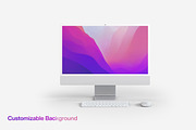 12 Ultra-Realistic iMac 24 Mockups, an iPad Mockup by Smotrow Related (Thumbnail 10 of 15)