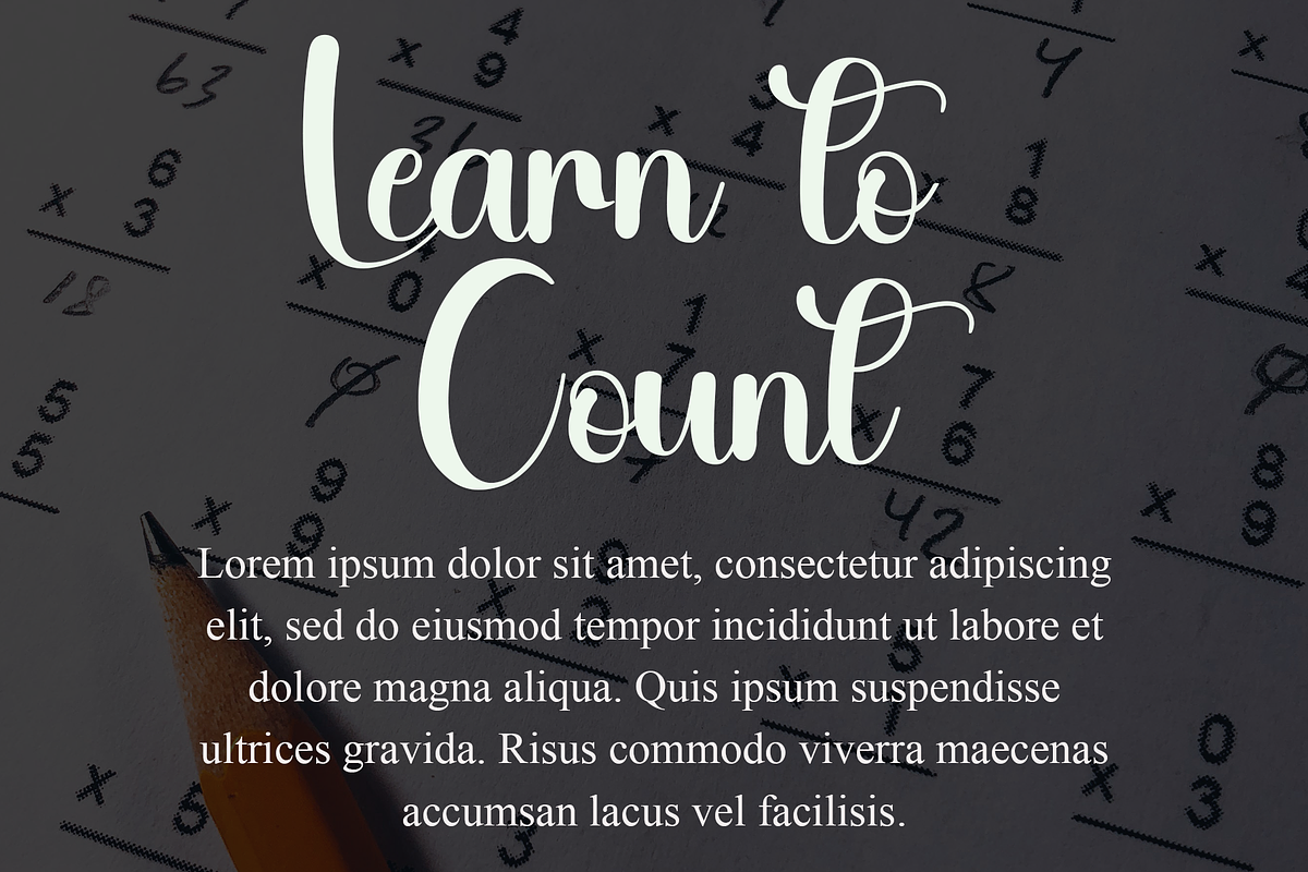 Mathematics, a Handwritten Font by FreshTypeINK (Photo 7 of 8)