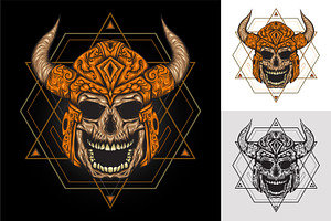 Skull Head Logo