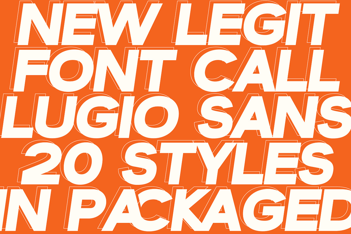 Lugio Sans Modern Geometric Family, a Sans Serif Font by Lettertype Studio (Photo 15 of 16)
