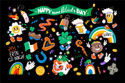 Irish Luck: Cartoon Elements, an Illustration by Moonery's (Thumbnail 2 of 9)
