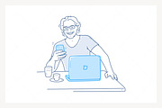 Bundle vol. 1 - Line Illustrations, a Graphic by PixelBender (Thumbnail 8 of 15)