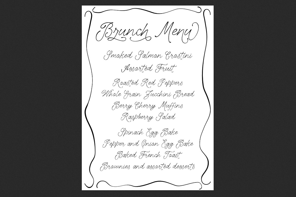 Rosalie Kathie - Whimsical Font, a Script Font by Jimtype Studio (Photo 2 of 9)