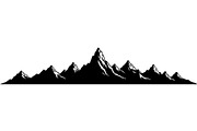 Mountain Skyline Silhouette, an Object Graphic by Designer_Momina (Thumbnail 14 of 20)