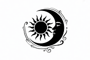 sun and moon surrounded by flowing, an Illustration by Amazin_art (Thumbnail 23 of 25)
