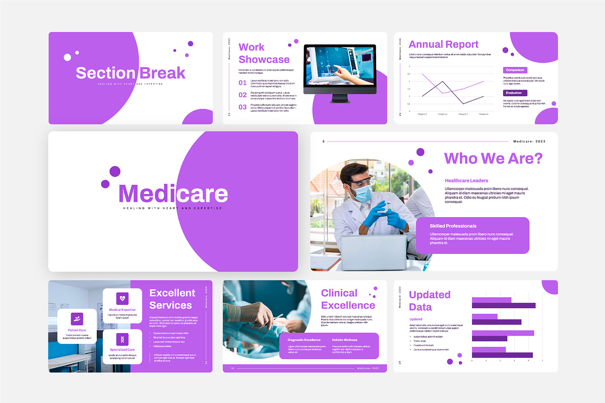 Medical PPTX Presentation, a Presentation Template by Kren Studio (Photo 2 of 7)