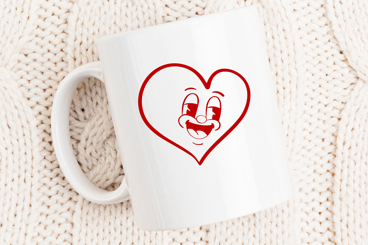 Heart Retro| Symbols Fonts, a Symbol Font by Sirinart (Photo 5 of 6)