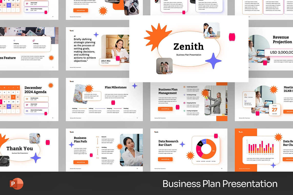 Business Plan Powerpoint Templates, a Presentation Template by Fit-tee (Photo 1 of 2)