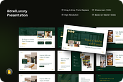 Hotel Luxury Google Slides, a Presentation Template by SquidPixey (Thumbnail 1 of 7)