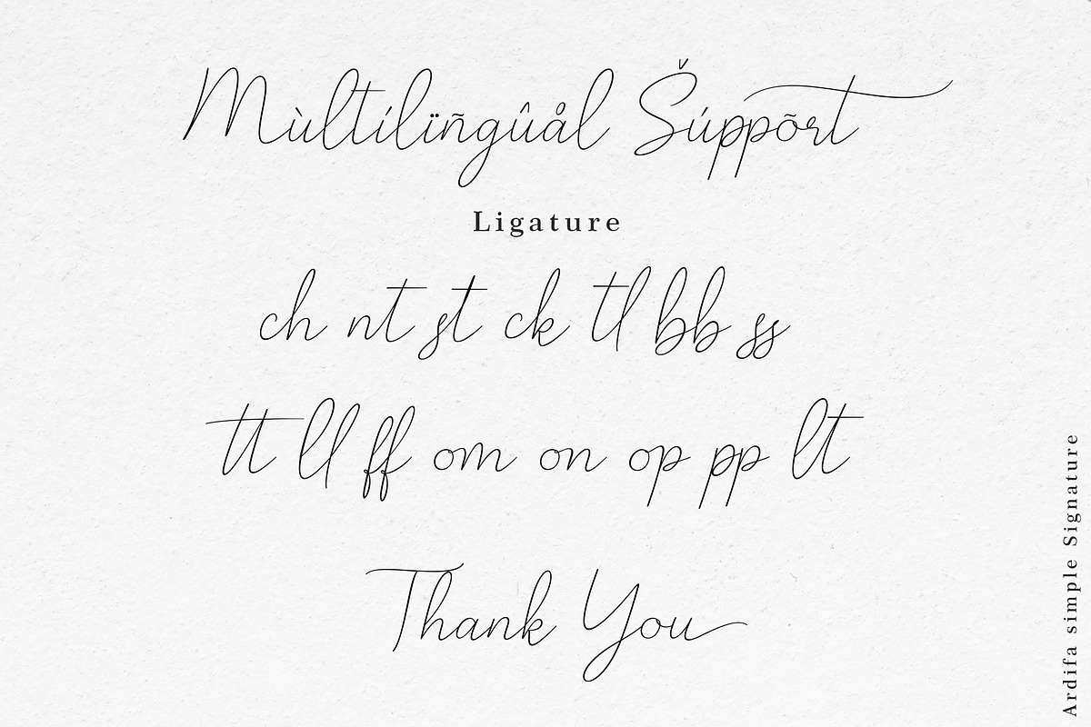 Ardifa, a Handwritten Font by Sulthan Studio (Photo 11 of 11)