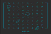 64 Food Icons, an Icon by WORAKAMON Design Studio (Thumbnail 5 of 8)