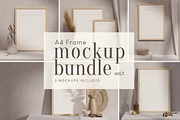 Artwork Frame Mockup Bundle Vol 1, a Print Template by Lelu Art Design (Thumbnail 1 of 8)