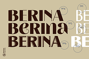 Berina Display, a Sans Serif Font by Hurufatfont (Thumbnail 9 of 16)