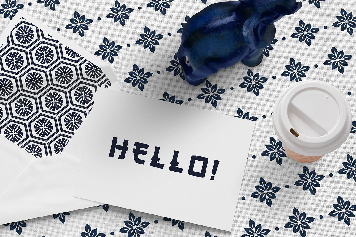Japanese Floral Patterns, a Pattern Graphic by Graphicado (Photo 3 of 4)