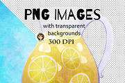 Picnic Food Set PNG clipart Pack, a Food Illustration by Art by Angele G (Thumbnail 3 of 6)