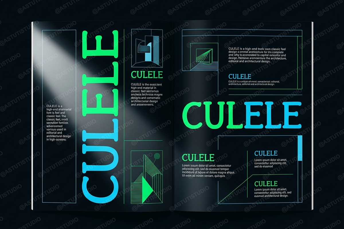 Culele - Elegant Modern Serif Typefa, a Serif Font by Astuti Studio (Photo 7 of 25)
