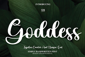 Goddess Script Font