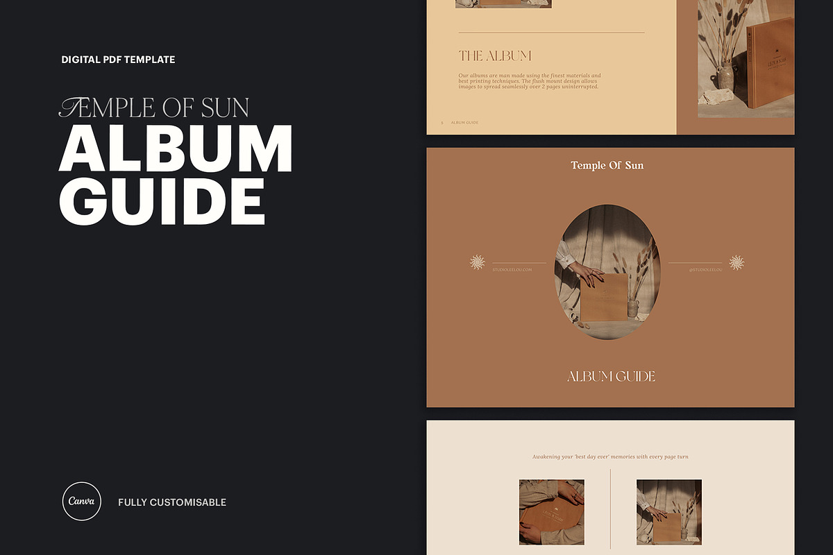 Dreamy | Album Guide PDF, a Templates & Theme by Studio Leelou (Photo 1 of 10)
