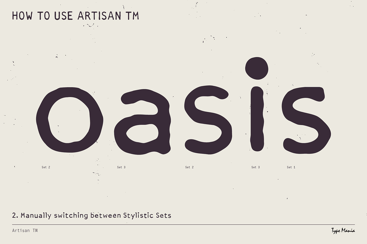 Artisan TM – Distressed Typewriter, a Sans Serif Font by Type Mania (Photo 6 of 13)