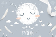 dear MOON - Good Night Graphics, an Animal Illustration by Euonia Meraki (Thumbnail 1 of 12)