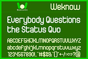 Status Quo font, a Sans Serif Font by weknow (Thumbnail 4 of 8)