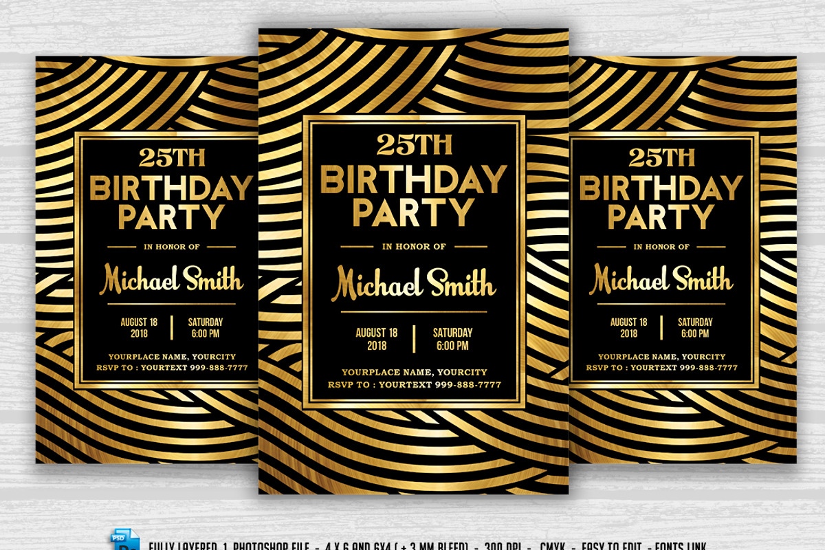Birthday Party, an Invitation Template by DesignWorkz (Photo 1 of 2)