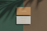 Elaine || Business Card Mockup, a Product Mockup by JafarNation (Thumbnail 6 of 9)