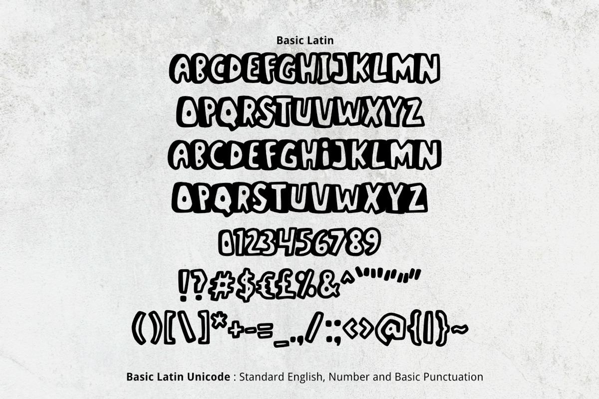 Planet Font preview 2