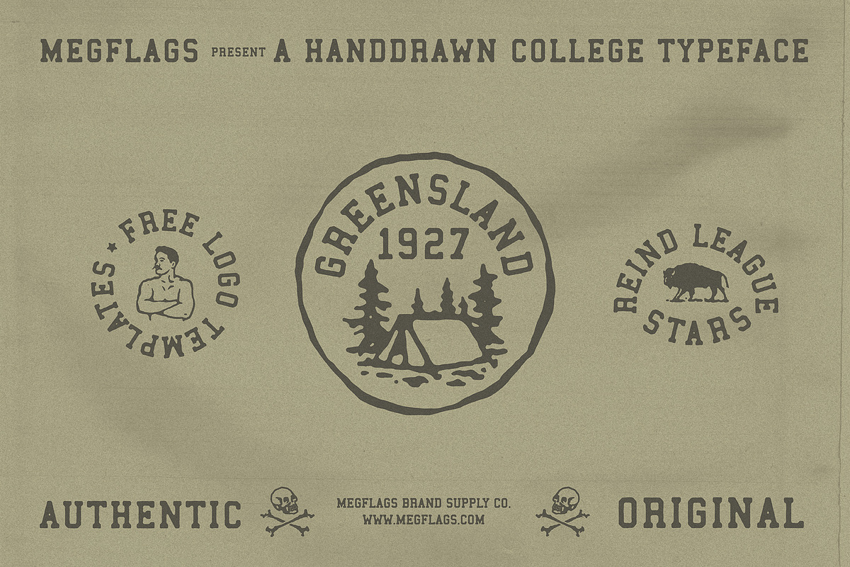 Cindhy College Font, a Font by Megflags (Photo 4 of 7)