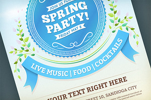 Spring Party Invitation