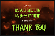 Lucent Nocturn | Gothic Horror Font, a Blackletter Font by Denustudios (Thumbnail 12 of 12)