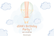 Whimsical Watercolor Parachute PNG, a Decorative Illustration by RimzStudio (Thumbnail 4 of 5)