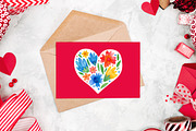 Valentines Day. Hearts, a Decorative Illustration by OllyKo Art (Thumbnail 10 of 11)