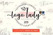 Logo Lady Collection - Starter Pack, a Branding & Logo Template by DesignSomething (Thumbnail 1 of 4)