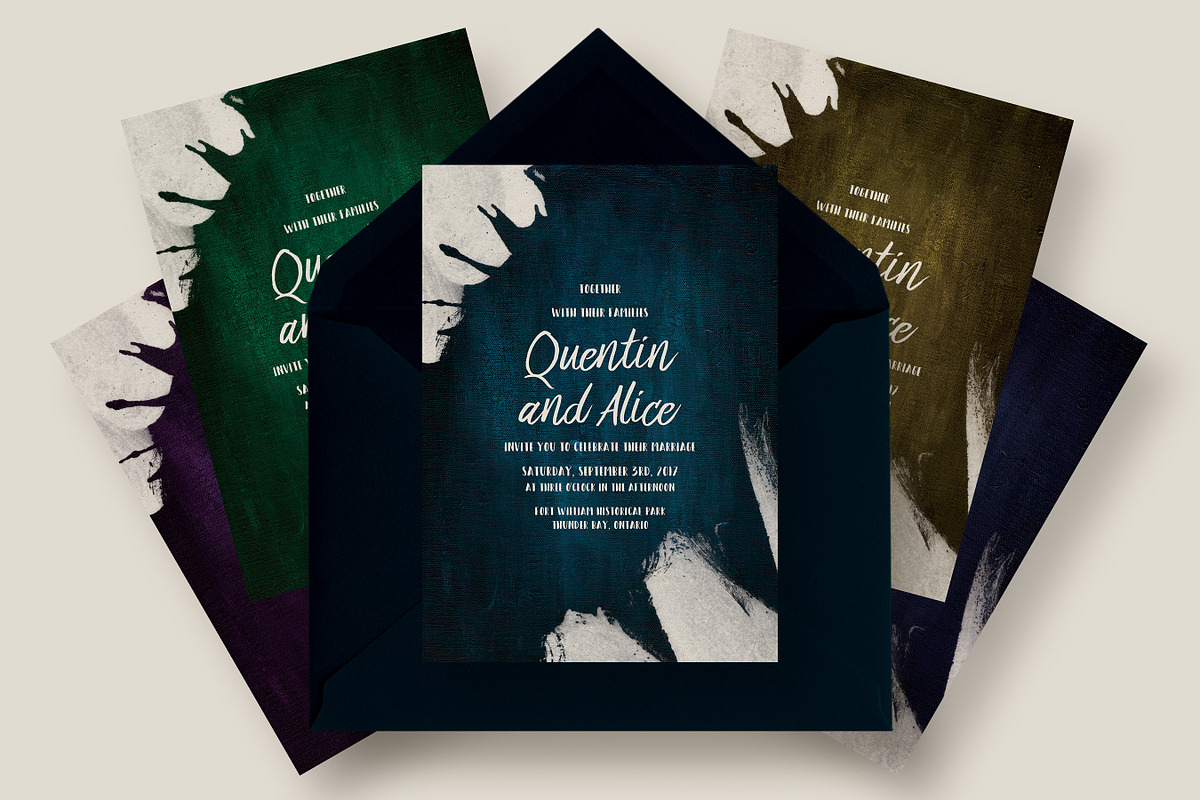 Chic, Modern, Bold & Colourful Suite, an Invitation Template by Knotted Design (Photo 4 of 11)