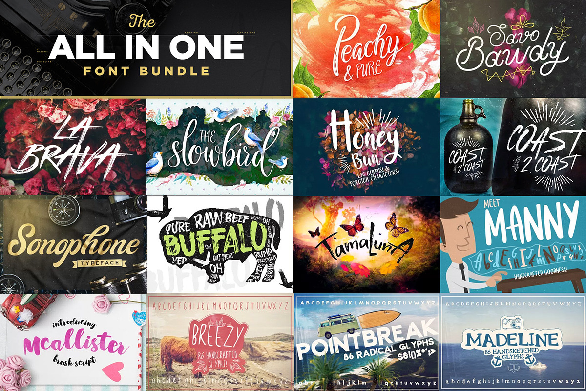 The All In One Font Bundle preview 3