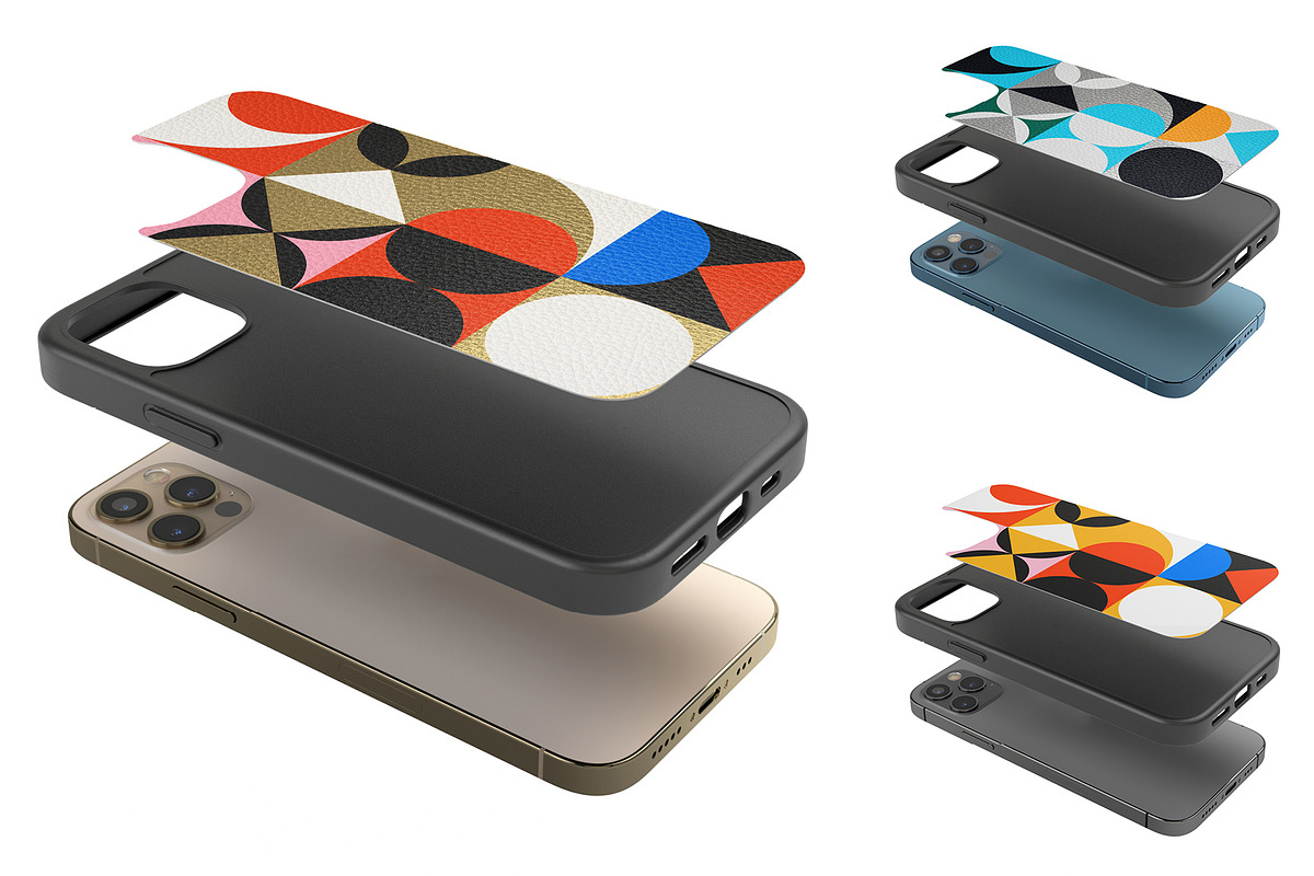 Phone 12 Pro Rubber Case Mock-up, an iPhone Mockup by Colatudo Store (Photo 4 of 8)