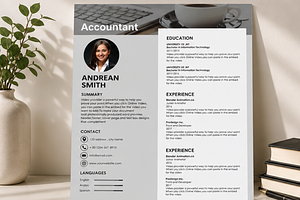 MODERN RESUME TEMPLATE (R13), a Resume Template by dulchaer29