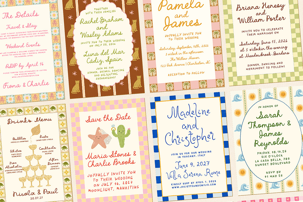Whimsical Summer Retro Frames Bundle, an Object Graphic by Ayya Studio (Photo 5 of 12)