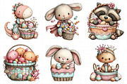 Funny Easter Basket Clipart, an Illustration by Daily.Designs (Thumbnail 8 of 8)