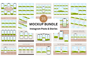 Instagram Mockup Listing Templates