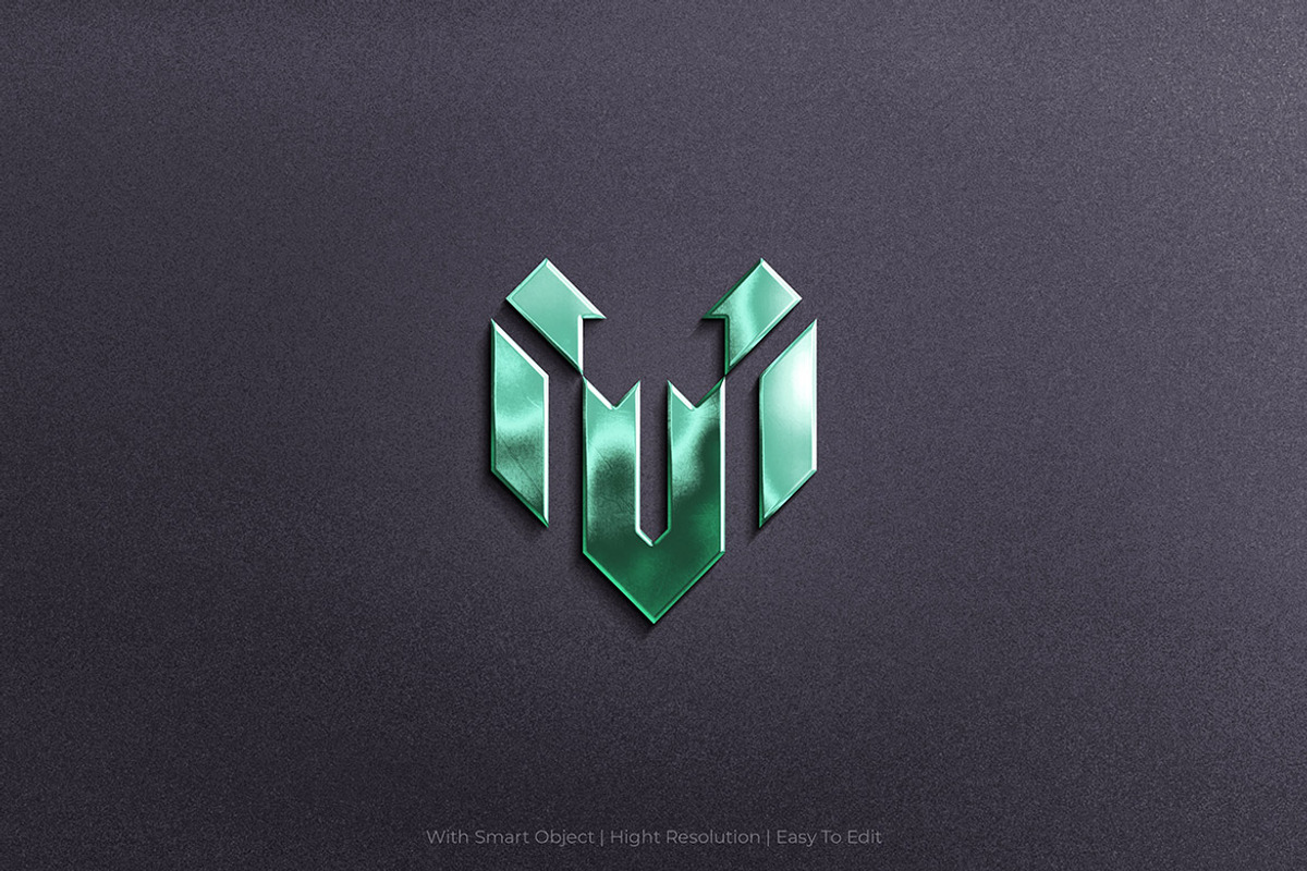 Mockup Logo - 3D Branded Emblem, a Product Mockup by Artlogs x Modaldesain (Photo 4 of 5)