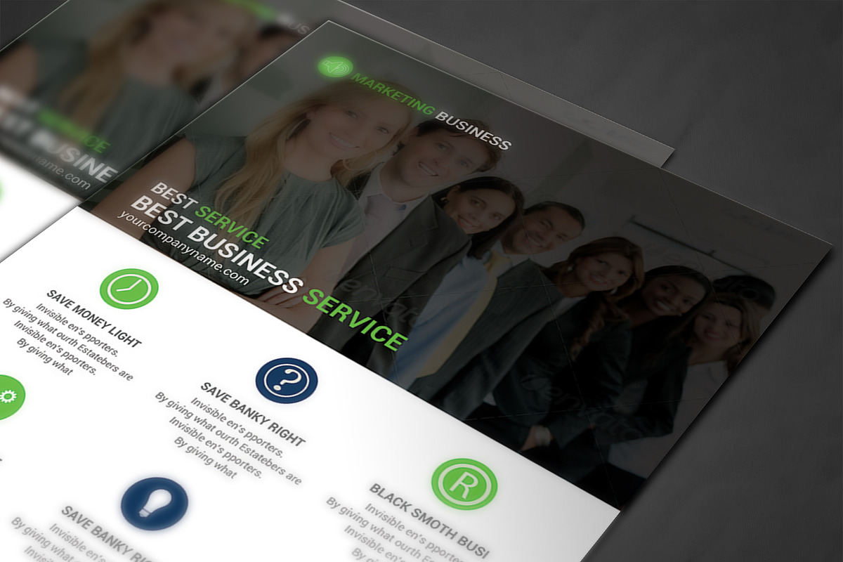 Corporate Business Flyer Template, a Flyer Template by AfzaalGraphics (Photo 4 of 4)