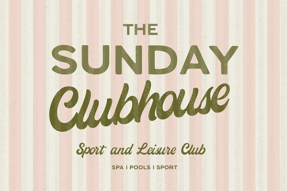 Handwritten Vintage Font Duo Sans, a Handwritten Font by Laras Wonderland (Photo 11 of 16)