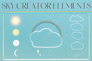 Sky Creator Gradients & Shapes, an Object Graphic by Cat In Colour (Thumbnail 12 of 19)