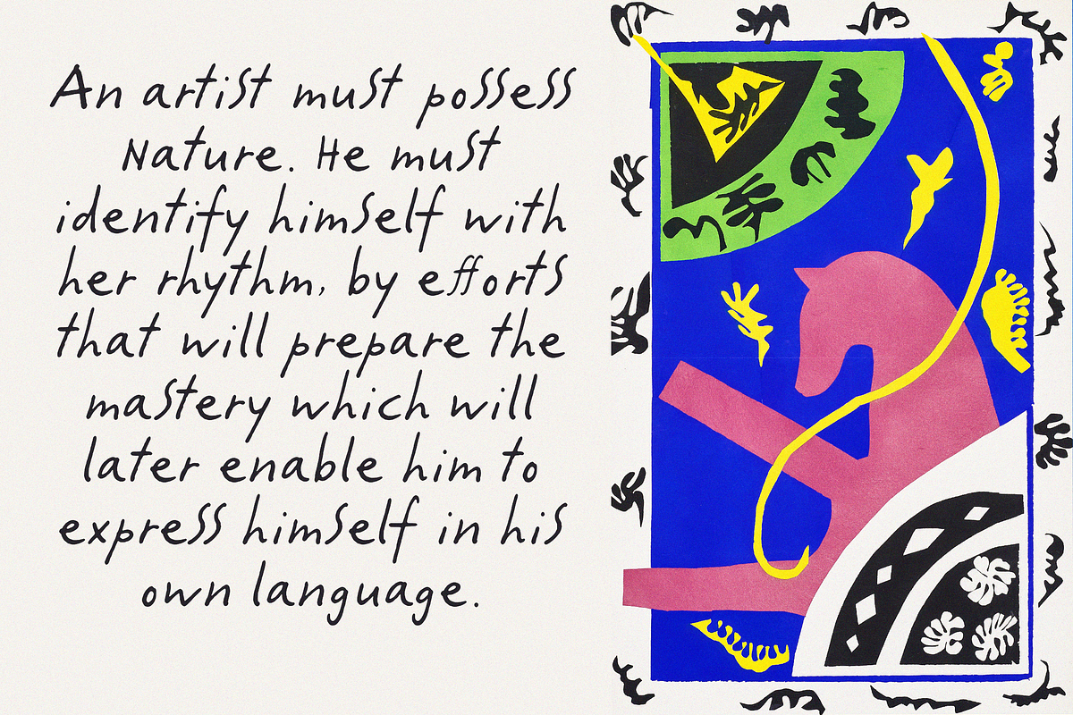 Matisse - Expressive Font, a Handwritten Font by Lilithcollageart (Photo 2 of 14)