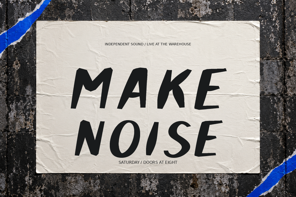 Rift Runner — Bold Cut Marker, a Handwritten Font by Colorsfav (Photo 5 of 11)