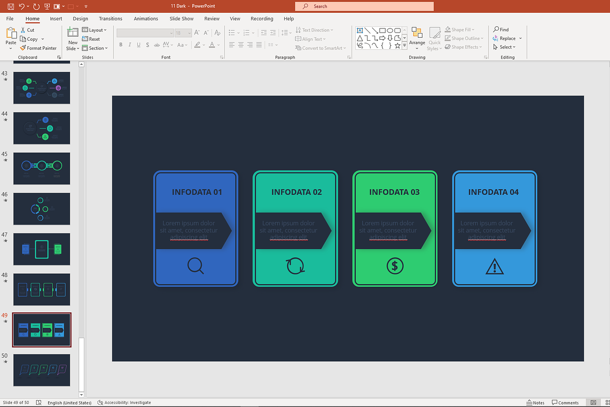 Ultimate PowerPoint Template, a Presentation Template by Infographics project (Photo 12 of 12)