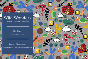 Wild Wonders Motifs & Pattern