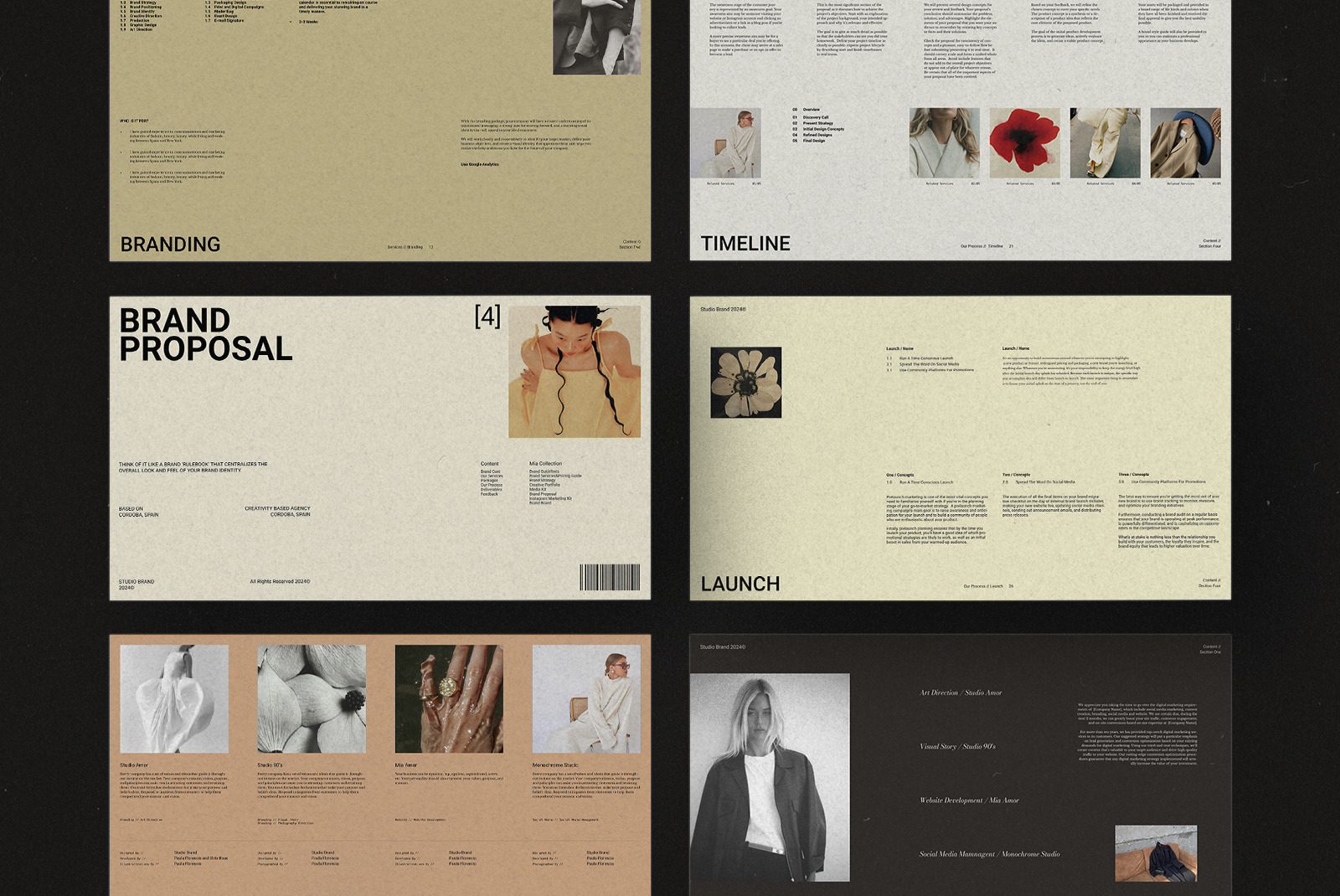 Mia I Brand Proposal by Studio Brand  Creative Market
